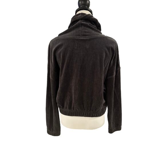 Ugg Calland Funnel Neck Hoodie Small Black - Picture 4 of 5